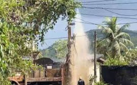 மாத்தறை மாவட்டத்தில் மாபெரும் நிலத்தடி நீர் ஊற்று கண்டுபிடிப்பு!