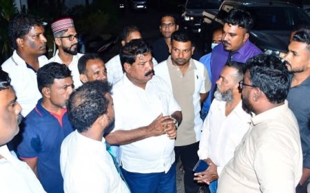 வாழைச்சேனை துறைமுக அபிவிருத்தி பணிகளை அமைச்சர் சந்திரசேகர் ஆய்வு