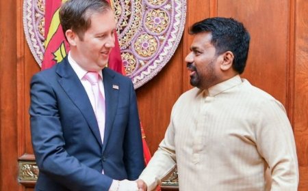 ஜனாதிபதி அனுர குமார - அமெரிக்க விசேட பிரதிநிதியுடன்  இடையே சந்திப்பு