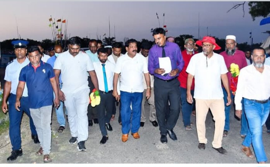 வாழைச்சேனை துறைமுக அபிவிருத்தி பணிகளை அமைச்சர் சந்திரசேகர் ஆய்வு